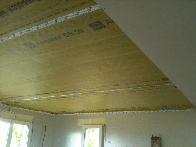 Faux plafond et isolation dans une villa RT 2012 à Annecy